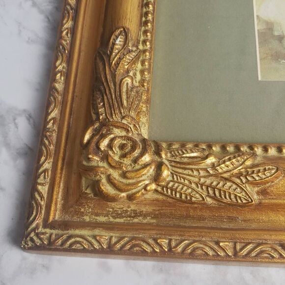 The Ballet Rehearsal Onstage Golden Frame Print by Edgar Degas - Picture 15 of 16